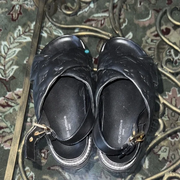 Louis Vuitton Black Sandals - Picture 4 of 7